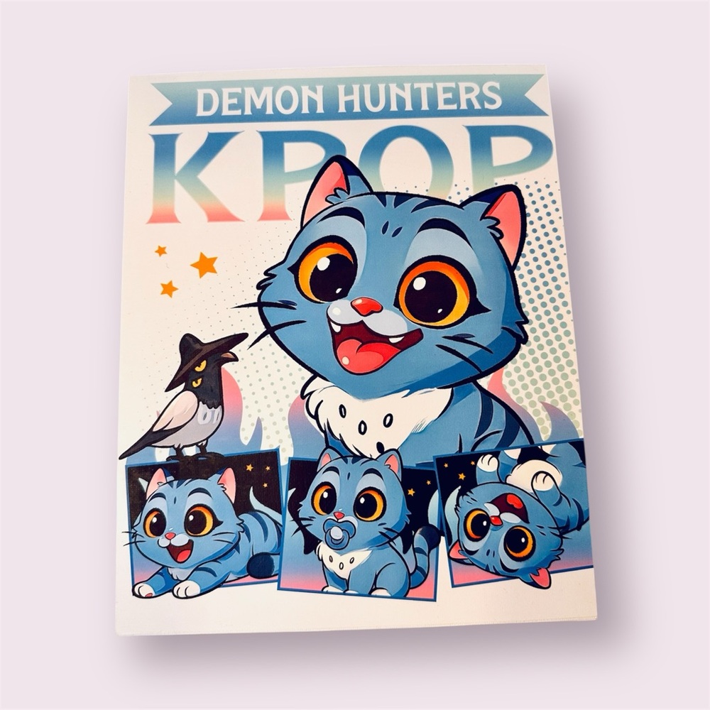 Derpy The Tiger from Kpop Demon Hunters Canvas Print